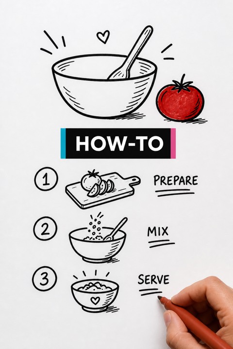 How-to whiteboard video